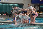 Swimming vs Babson  Wheaton College Swimming & Diving vs Babson College. - Photo By: KEITH NORDSTROM : Wheaton, Swimming